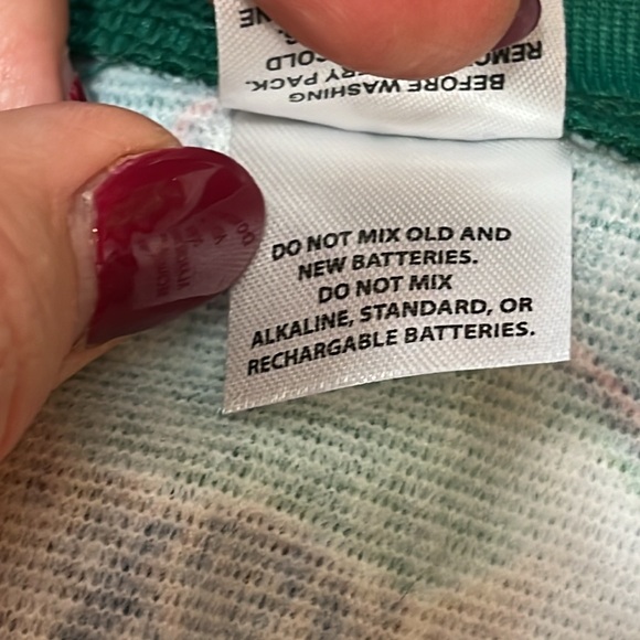 CAT Christmas full body suit Cheer FUNNY Light Up 1 Piece Sleep Suit mens NEW M - Picture 4 of 16